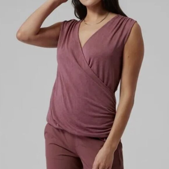 Athleta Breezy Wrap Tank Camisole Top - Picture 1 of 11